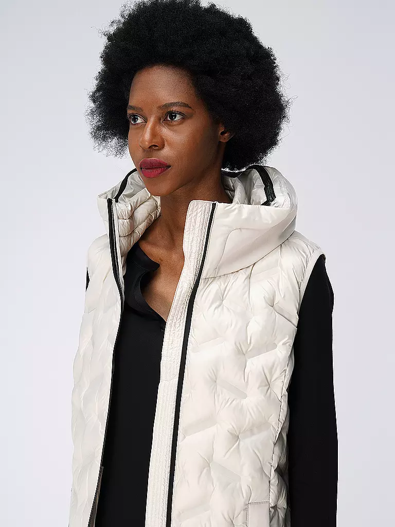 S.OLIVER | Steppgilet | weiss