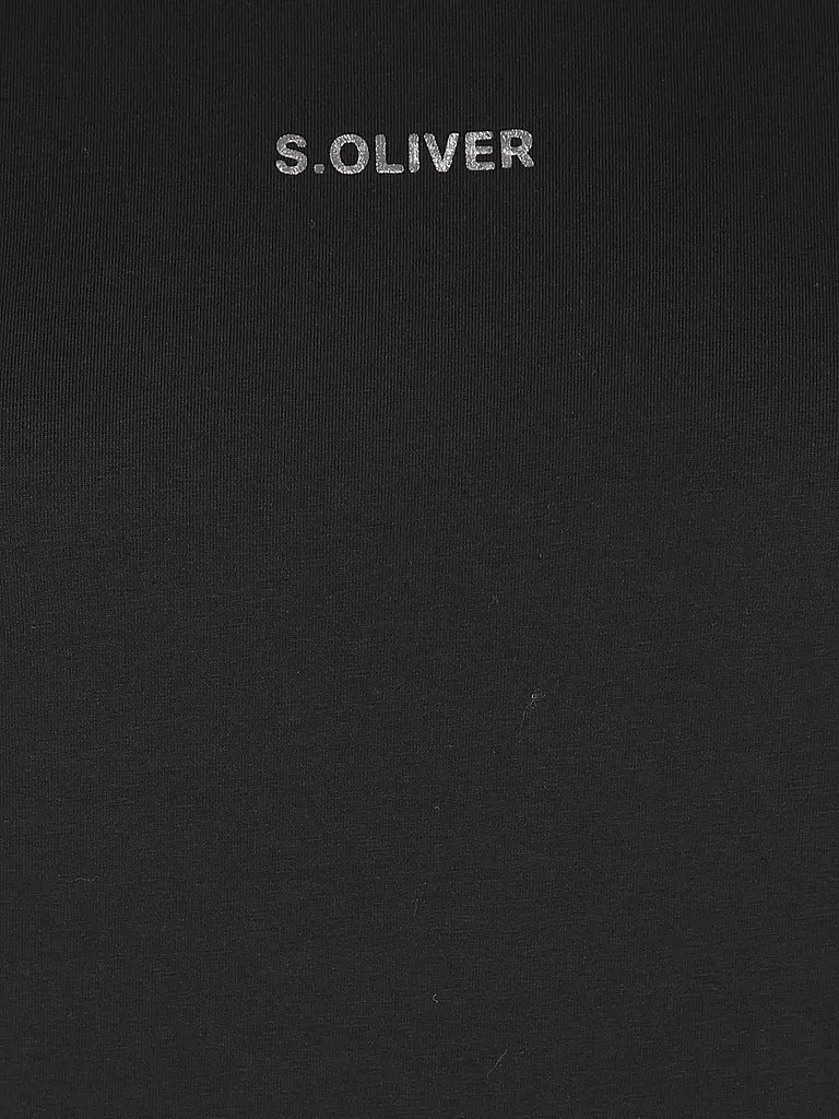 S.OLIVER | T-Shirt  | schwarz