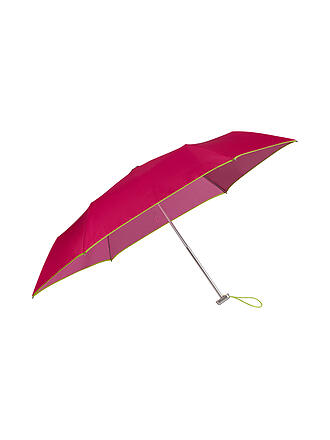 SAMSONITE | Regenschirm - Taschenschirm Alu Drop S dark pink/grass