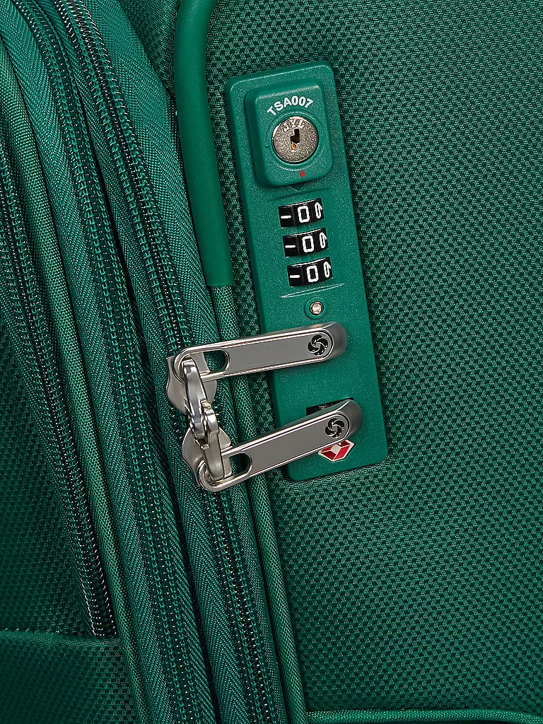 SAMSONITE | Trolley  D'LITE SPINNER 78cm erweiterbar pine green | dunkelgrün