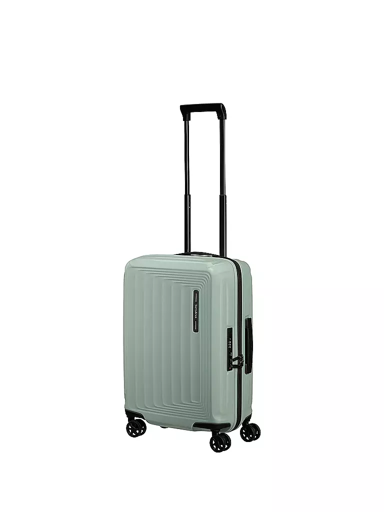 SAMSONITE | Trolley  NUON SPINNER 55cm erweiterbar metallic minera | hellgrün