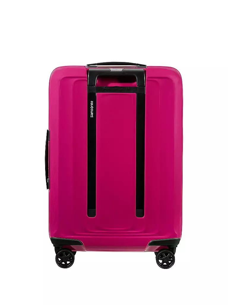 SAMSONITE | Trolley  NUON SPINNER 55cm erweiterbar metallic ruby | hellgrau