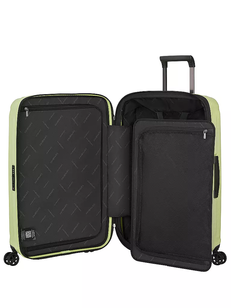 SAMSONITE | Trolley  NUON SPINNER 69cm erweiterbar metallic melon | hellgrün