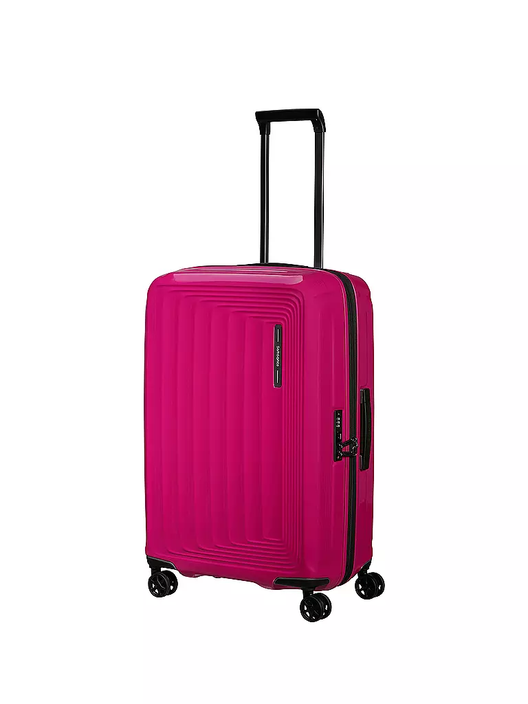 SAMSONITE | Trolley  NUON SPINNER 69cm erweiterbar metallic ruby | hellgrau