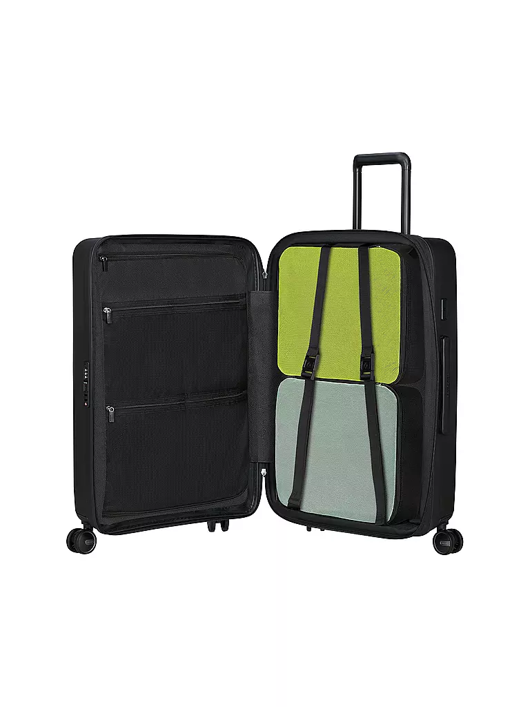 SAMSONITE | Trolley  RESTACKD SPINNER 68cm erweiterbar sage | schwarz