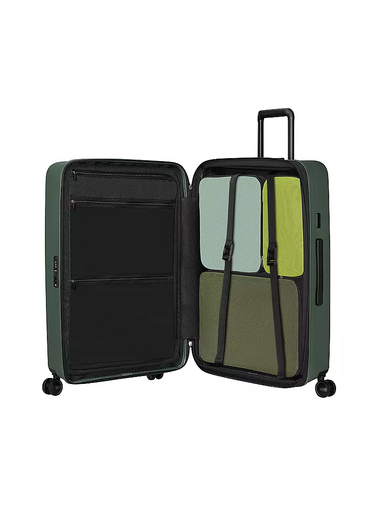 SAMSONITE | Trolley  RESTACKD SPINNER 75cm erweiterbar sage | hellblau