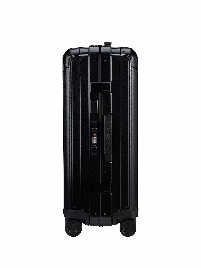 SAMSONITE | Trolley BOSS SPINNER 69cm graphite monogram | schwarz