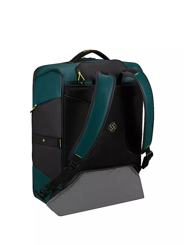 SAMSONITE | Trolley ECODRIVER DUFFEL BACKPACK 55cm Dark Teal/Lime | petrol