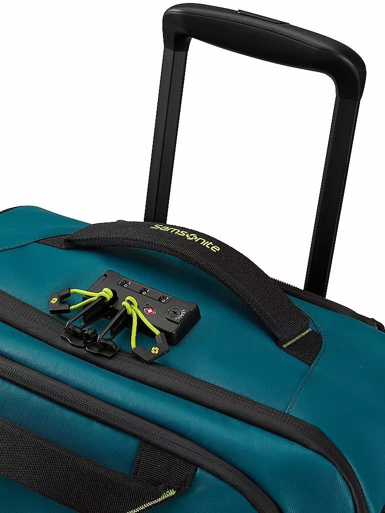 SAMSONITE | Trolley ECODRIVER DUFFEL BACKPACK55cm Petrol Blue / Lime | petrol