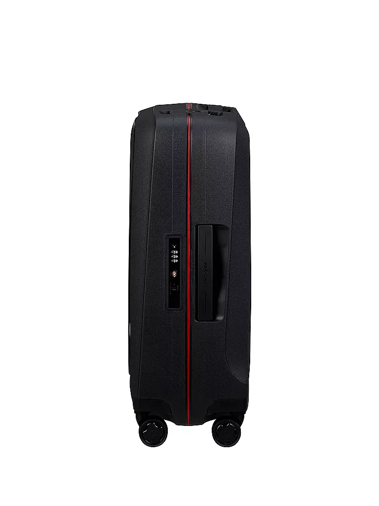 SAMSONITE | Trolley ESSENS SPINNER 55cm charcoal/red  | schwarz