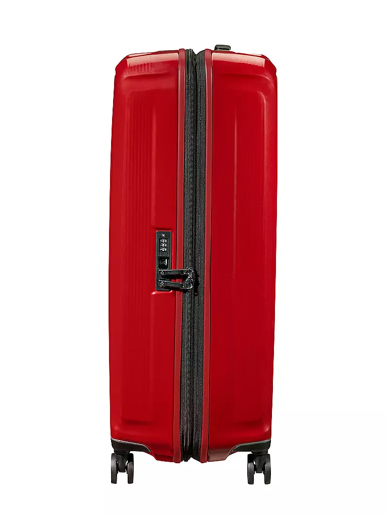 SAMSONITE | Trolley Nuon Spinner 75cm erweiterbar Metallic Red | rot