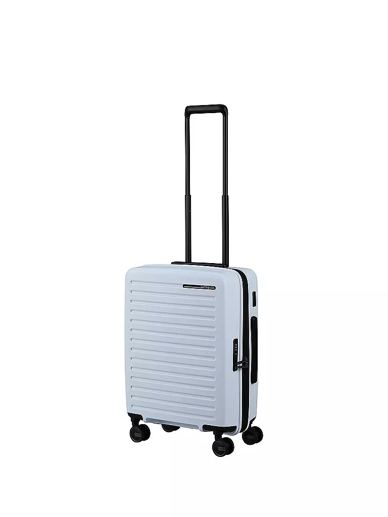 SAMSONITE | Trolley RESTACKED SPINNER 55cm erweiterbar glacier | hellblau