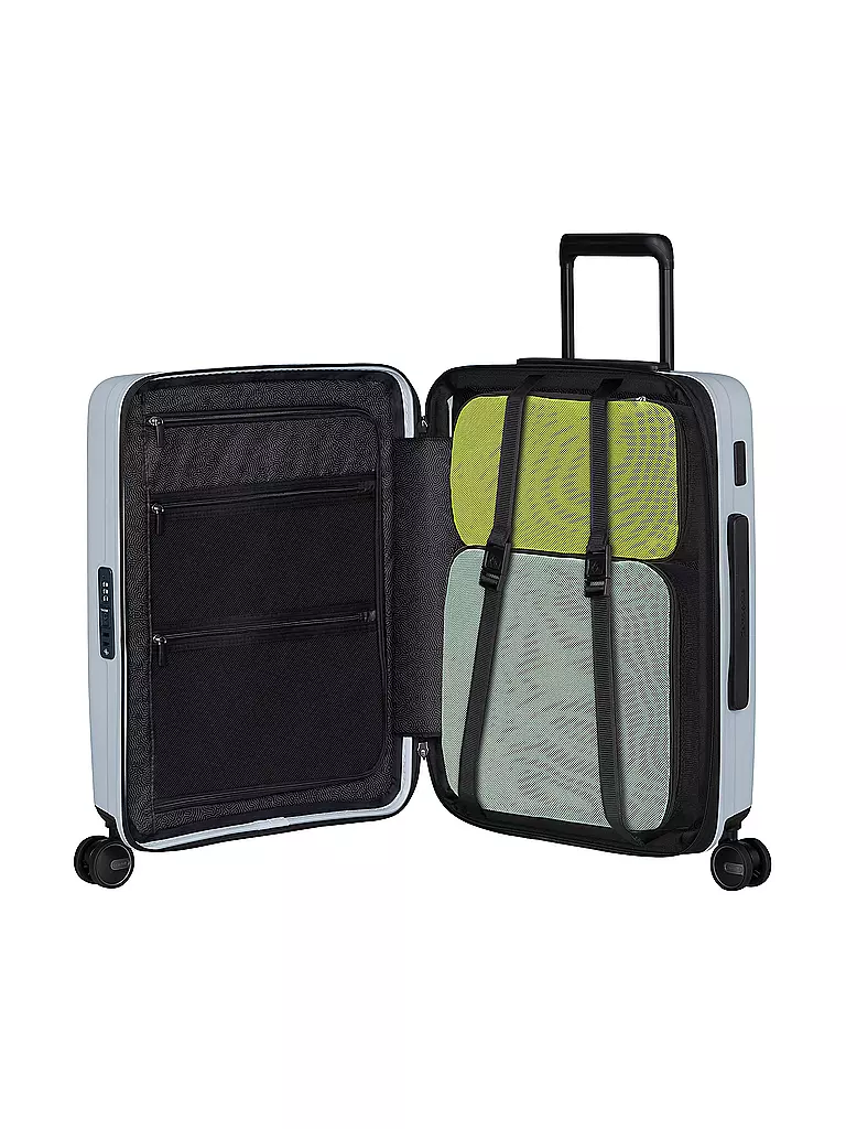 SAMSONITE | Trolley RESTACKED SPINNER 55cm erweiterbar glacier | hellblau