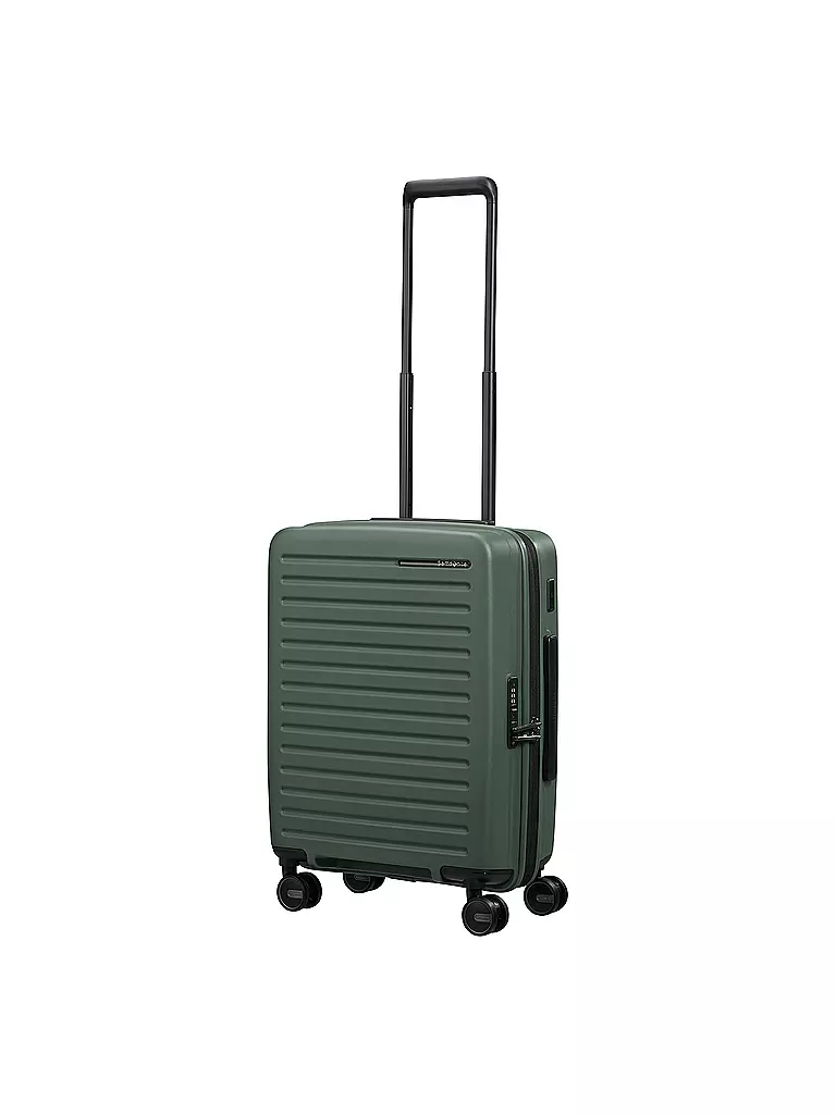 SAMSONITE | Trolley RESTACKED SPINNER 55cm erweiterbar sage | dunkelgrün