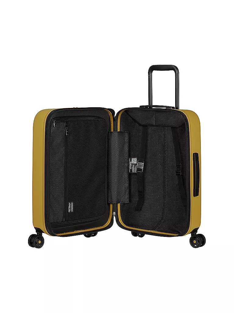 SAMSONITE | Trolley StackD erweiterbar 55cm Mustard | dunkelgrün