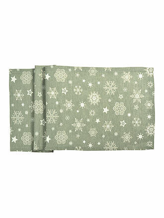 SANDER | Tischset CRISTALLO NEVE 30x50cm Jade