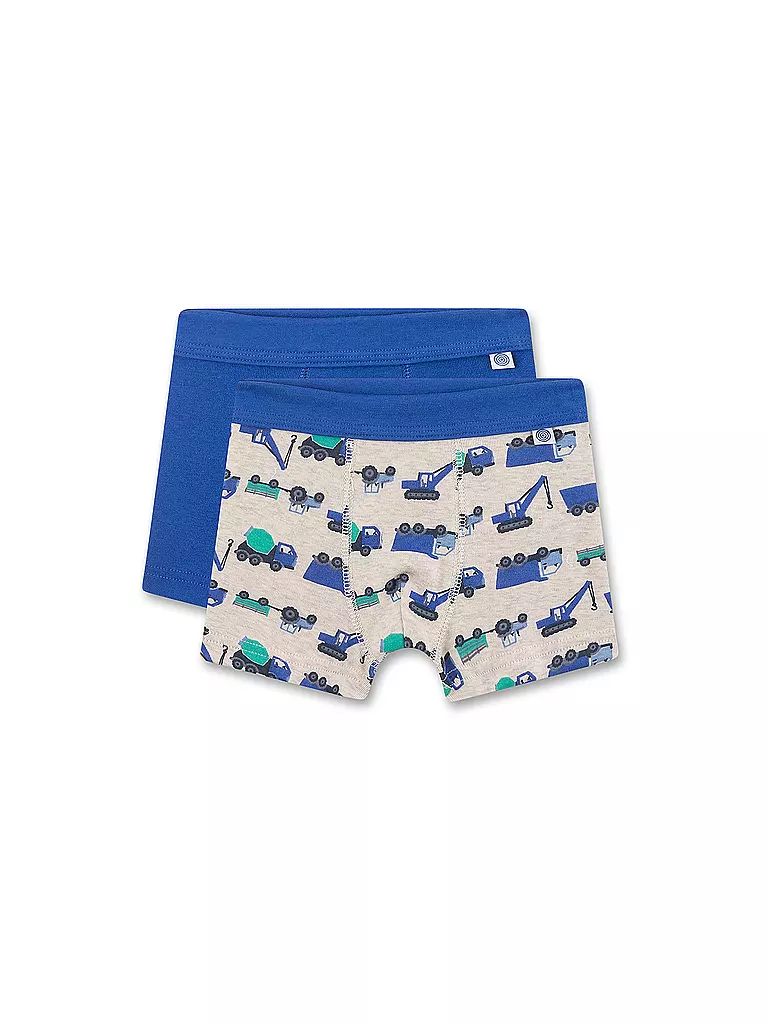 SANETTA | Jungen Pants 2er Pkg. nature mel | blau