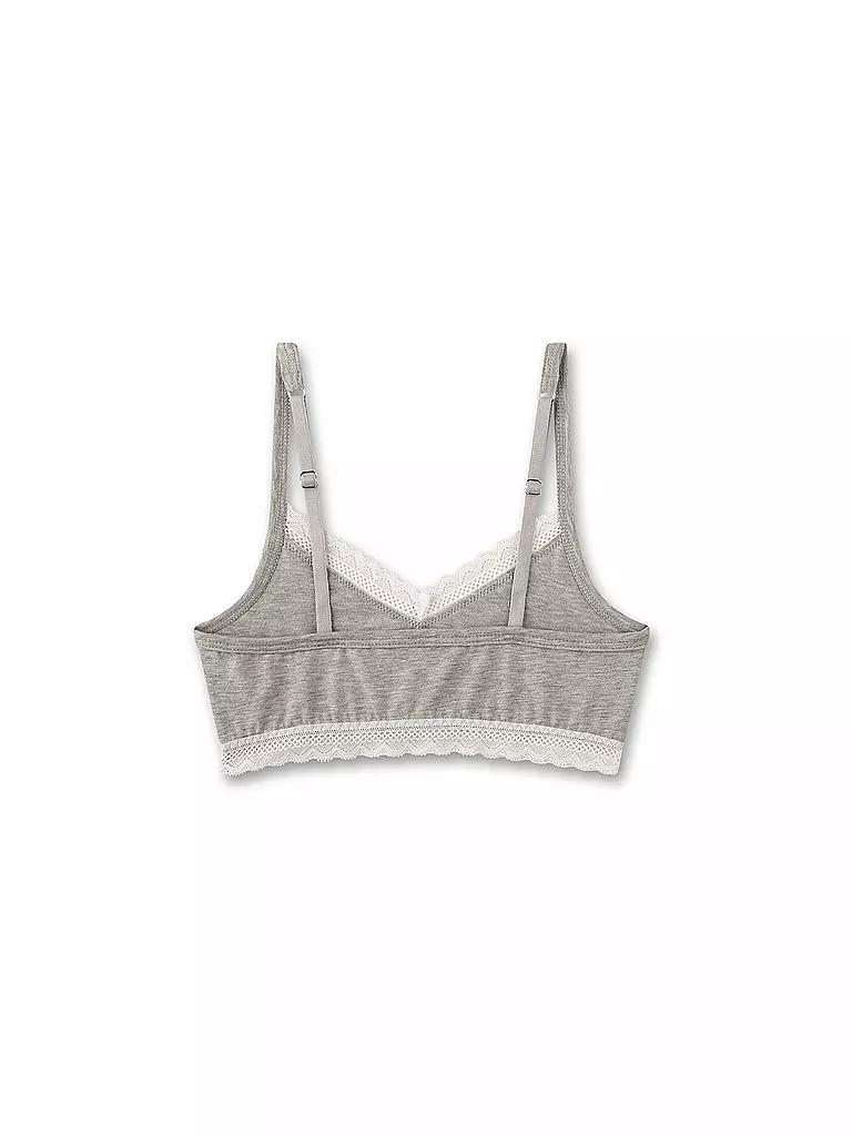 SANETTA | Mädchen Bustier light grey | hellgrau