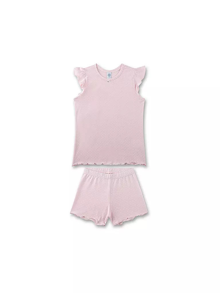 SANETTA | Mädchen Pyjama Set 2-teilig (T-Shirt und Shorts) | rosa