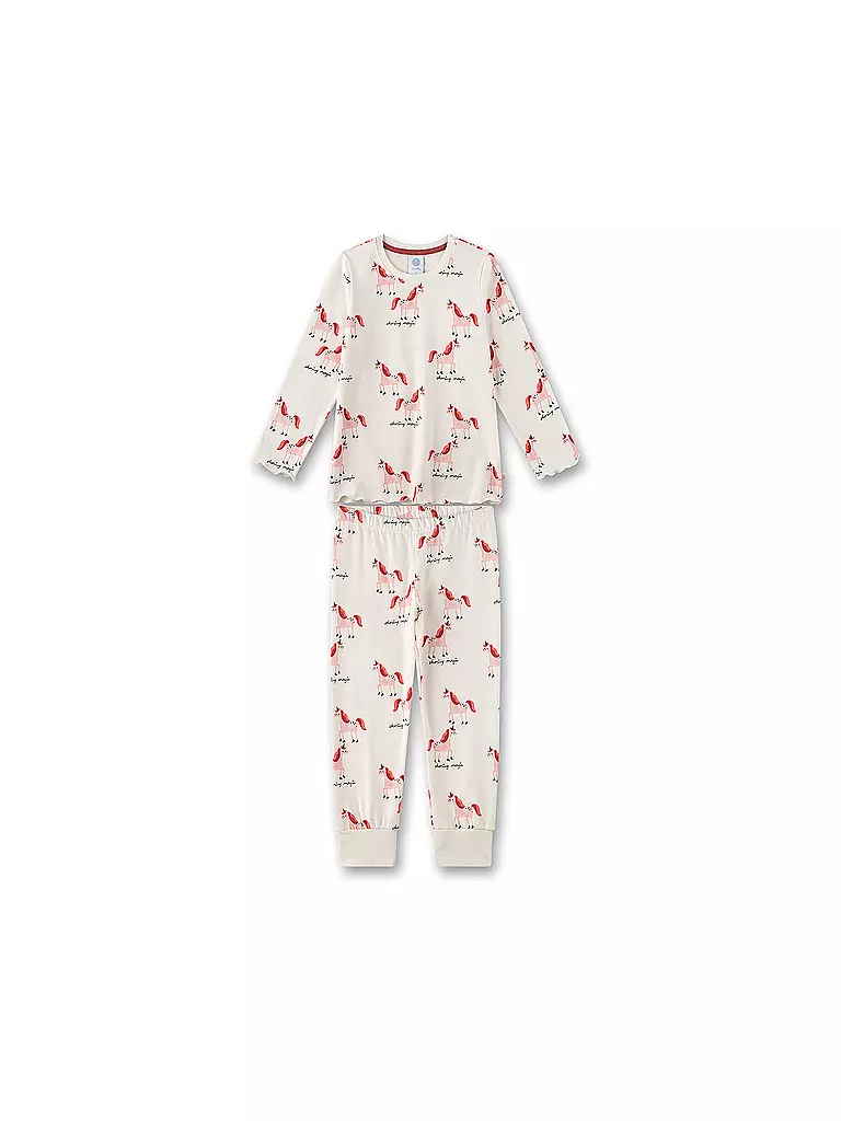 SANETTA | Mädchen Pyjama | creme