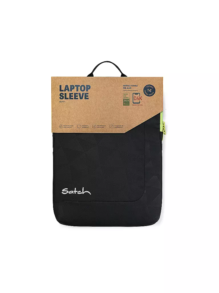 SATCH | Laptophülle Sleeve Black | schwarz