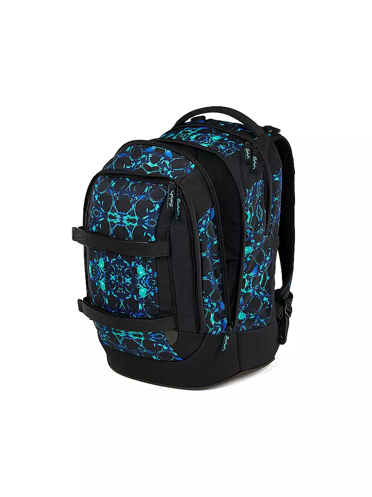 SATCH | Schulrucksack Pack  Caleido Blue | schwarz