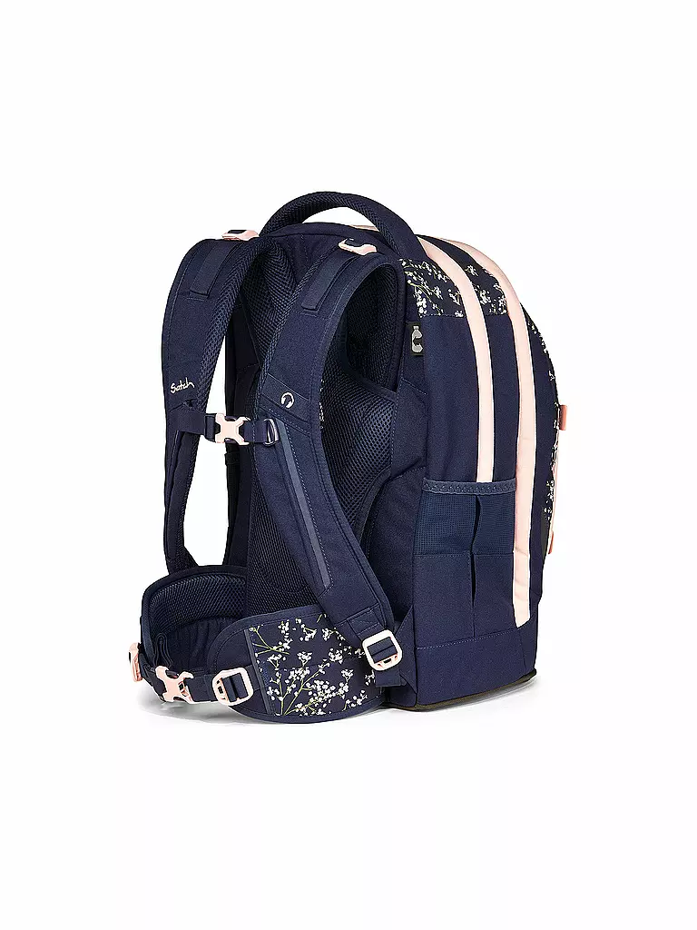 SATCH | Schulrucksack Pack - Bloomy Breeze | dunkelblau