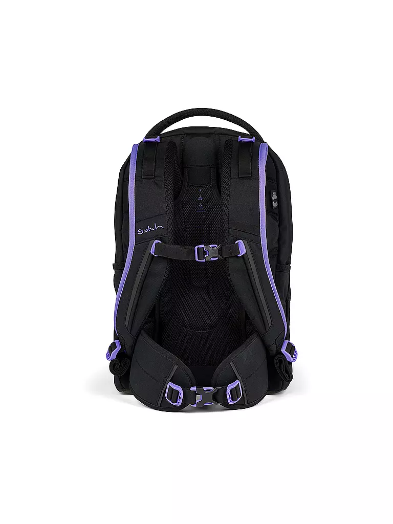 SATCH | Schulrucksack Pack Purple Phantom | schwarz