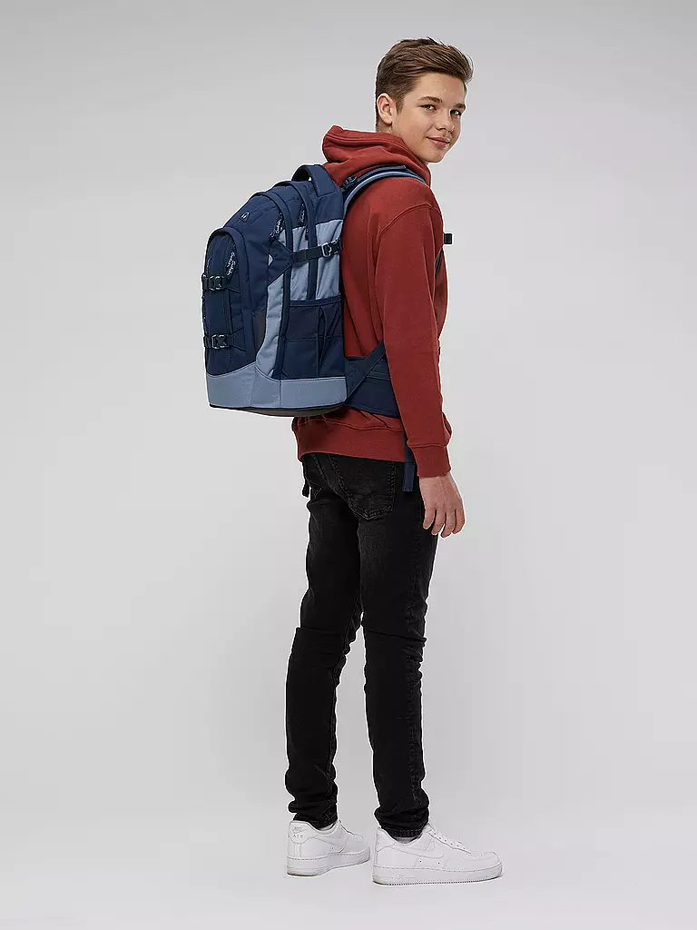 SATCH | Schulrucksack Satch Pack - Solid Blue | blau