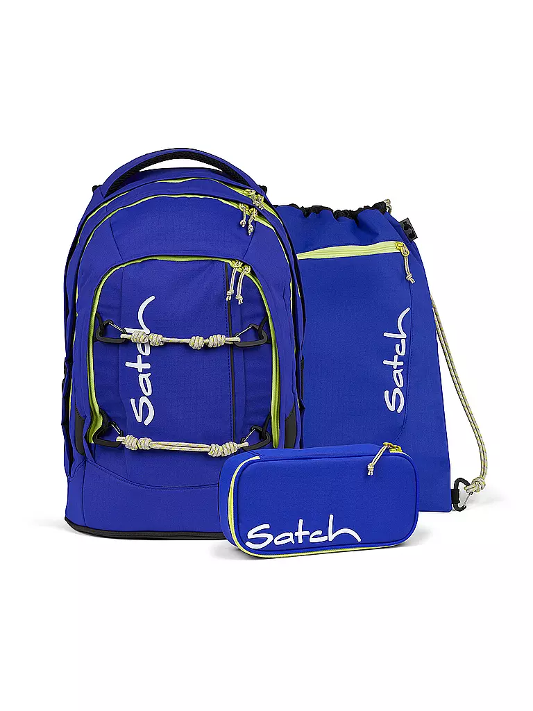 SATCH | Schulrucksack Set - Pack Blue Climber | blau