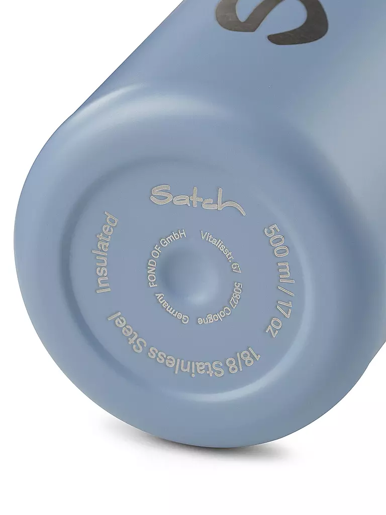 SATCH | Trinkflasche 0,5l Edelstahl Skandi Nordic Ice Blue | grün