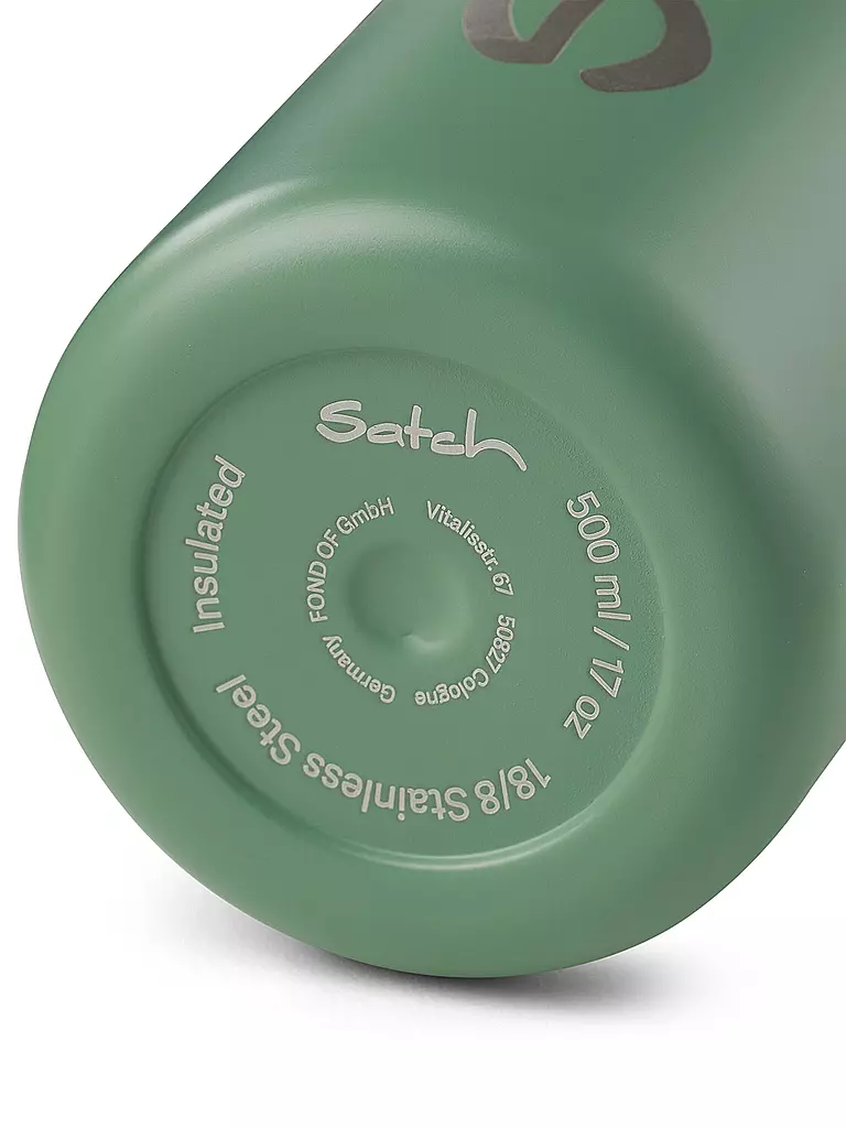 SATCH | Trinkflasche 0,5l Edelstahl Skandi Nordic Jade | hellblau