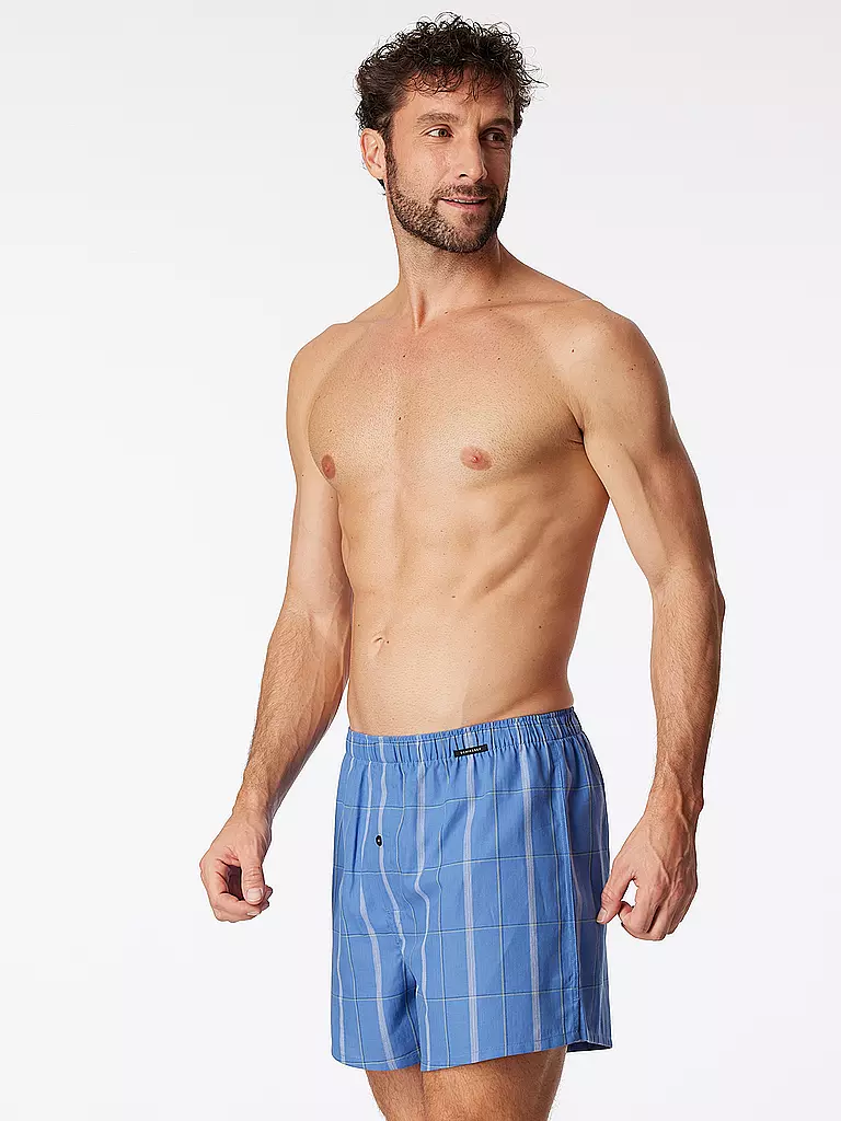 SCHIESSER | Boxershorts 2er Pkg. sortiert 7  | blau