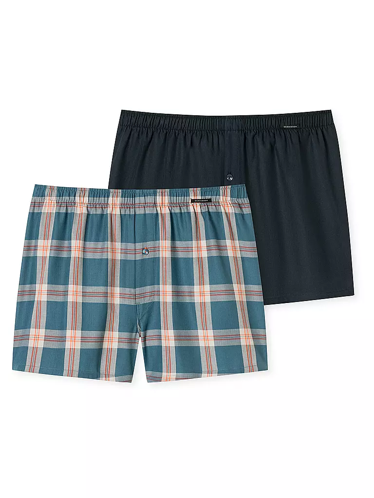 SCHIESSER | Boxershorts 2er Pkg. | blau