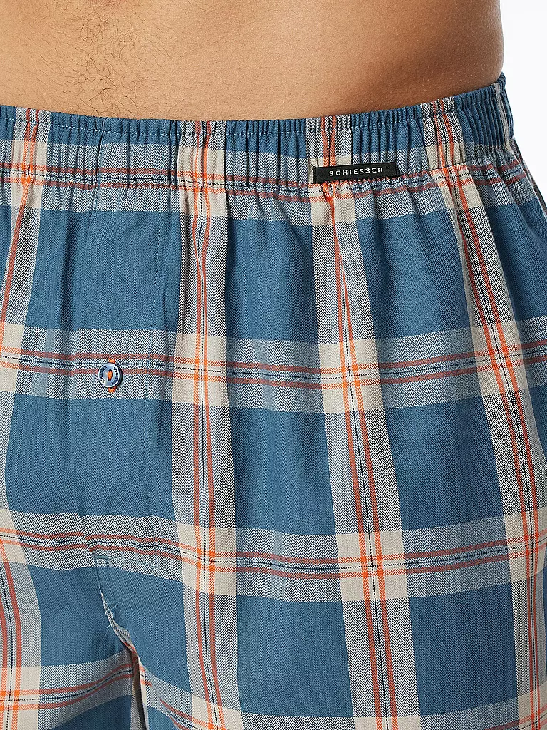 SCHIESSER | Boxershorts 2er Pkg. | blau