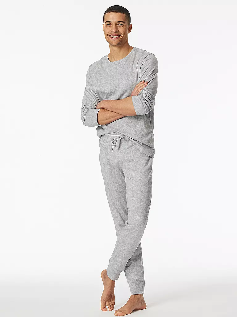 SCHIESSER | Pyjama Hose MIX + RELAX | grau