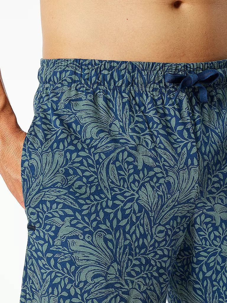 SCHIESSER | Pyjama Shorts MIX + RELAX | blau