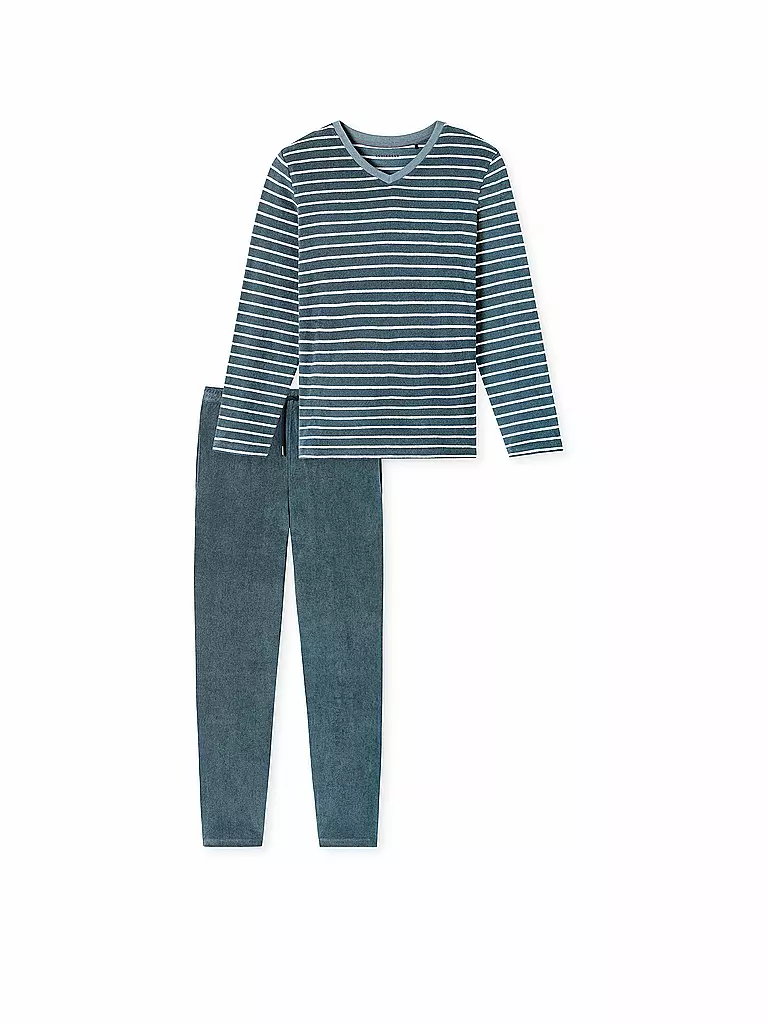 SCHIESSER | Pyjama | blau