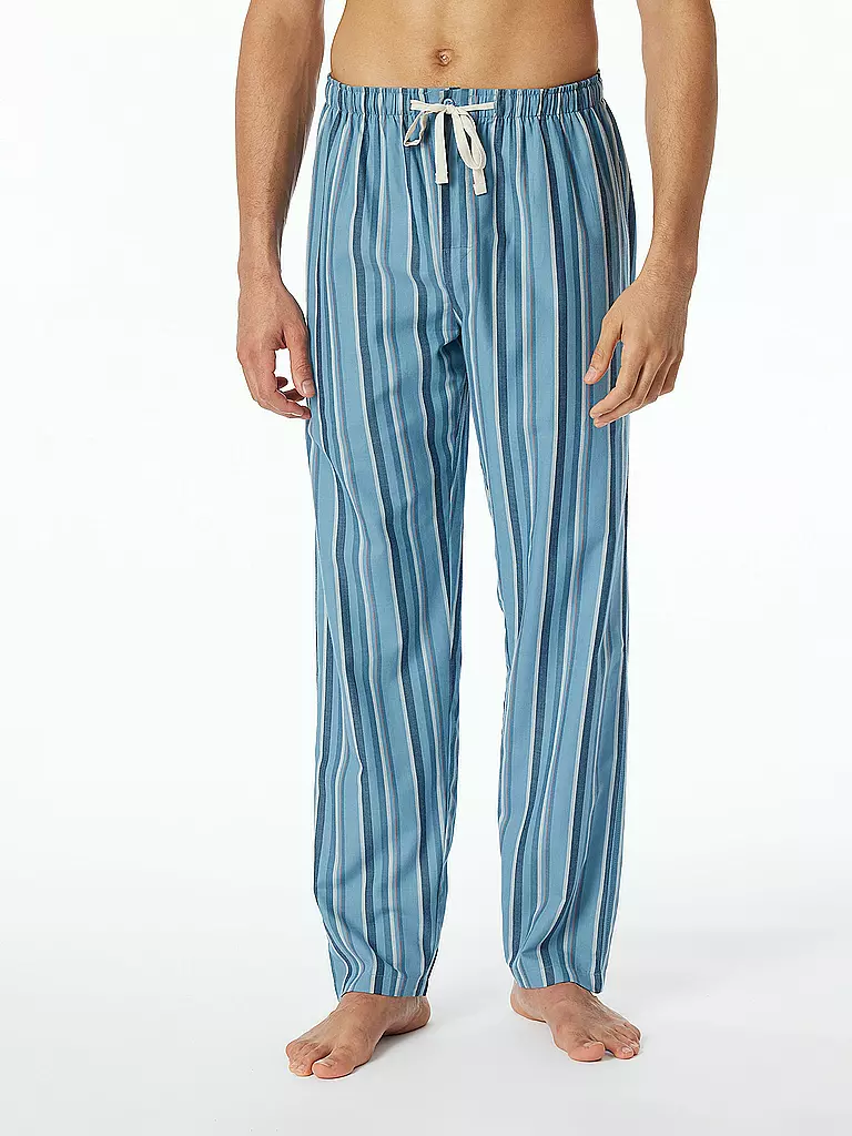 SCHIESSER | Pyjamahose  | blau