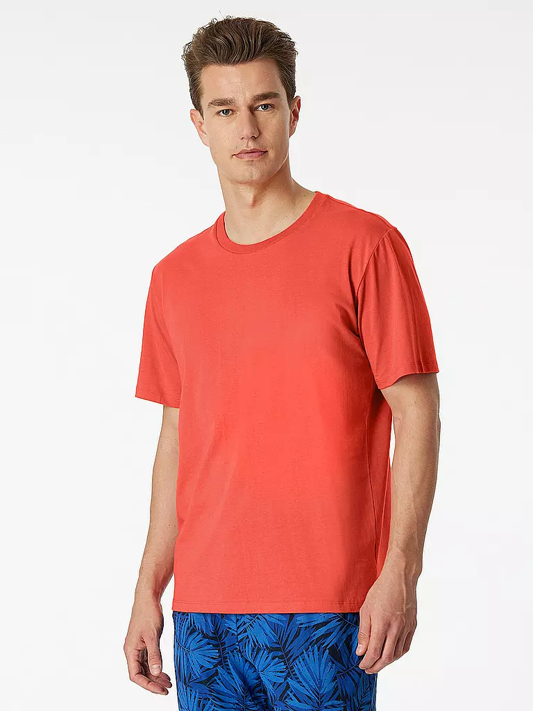 SCHIESSER | Pyjamashirt  | rot