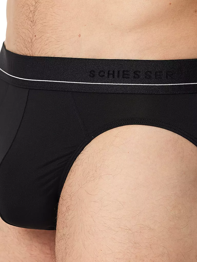 SCHIESSER | Rio-Slip schwarz  | schwarz