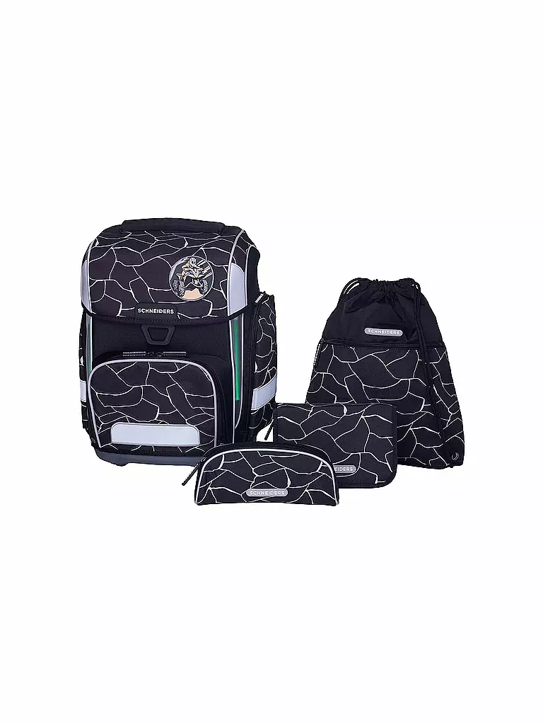 SCHNEIDERS | Schultaschen Set Ergolite 9tlg Dark Hunter | grau