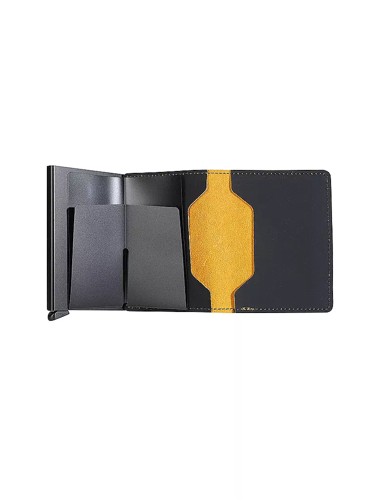 SECRID | Geldbörse - Slimwallet MATTE black & ochre | schwarz