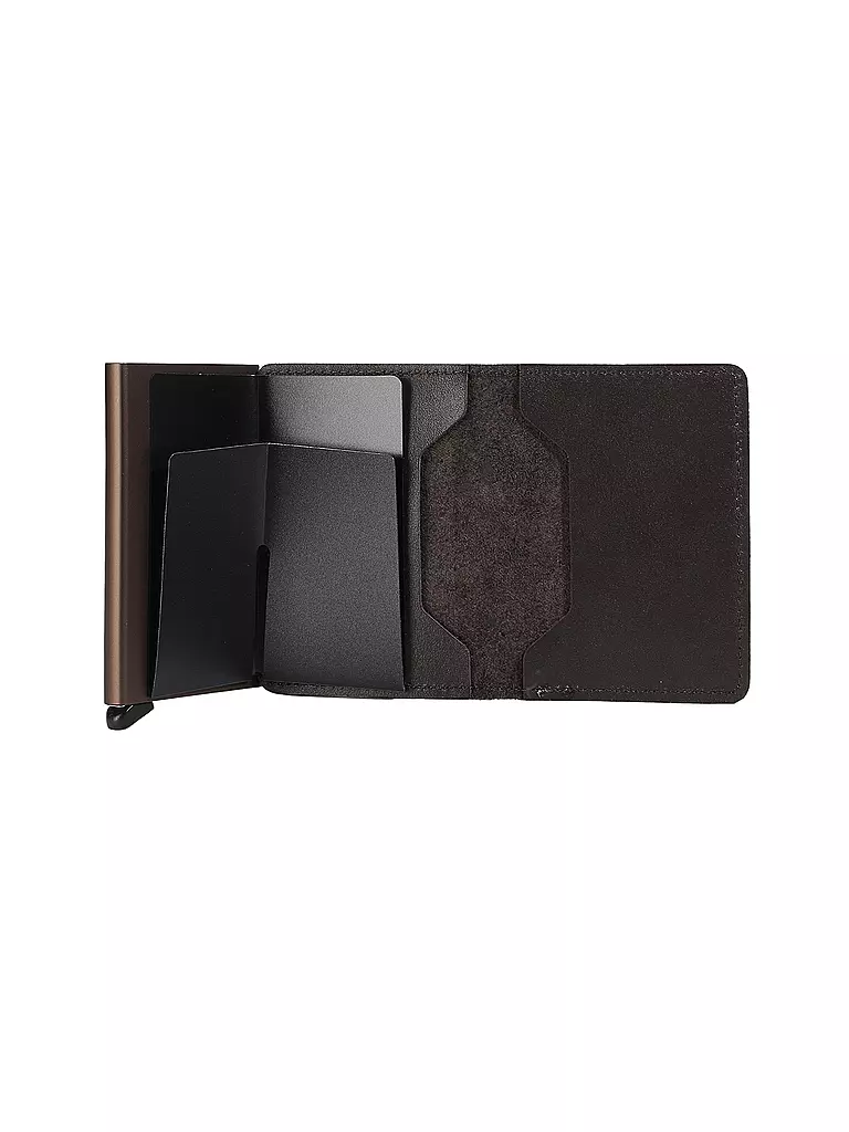 SECRID | Geldbörse - Slimwallet Original Slim M-Chocolate | schwarz