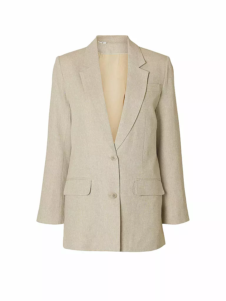 SELECTED FEMME | Blazer Relaxed Fit SLFTANIA-RITA | beige