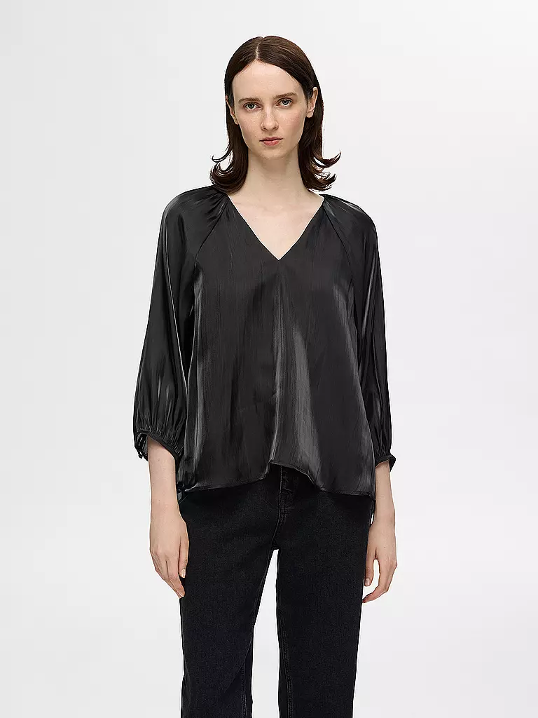 SELECTED FEMME | Bluse SLFARINA  | schwarz