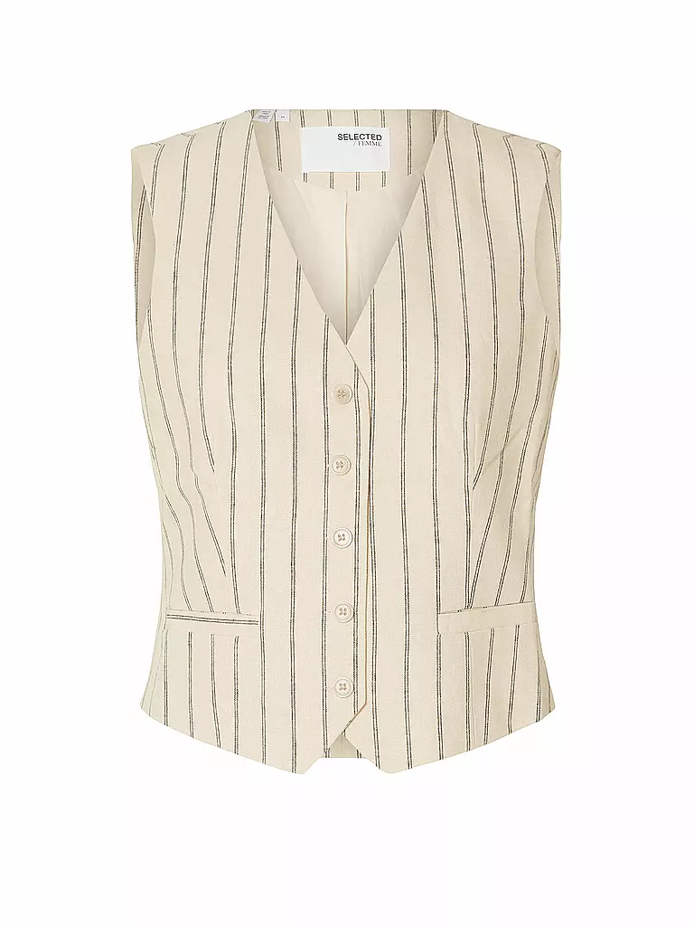 SELECTED FEMME | Gilet SLFTANIA-HILDA | creme