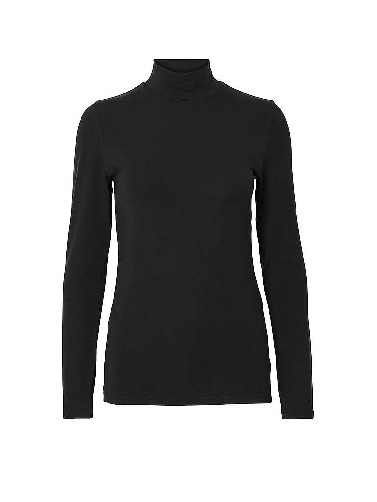 SELECTED FEMME | Langarmshirt SLFMANJA | schwarz