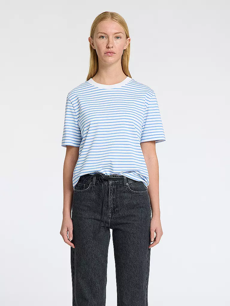 SELECTED FEMME | T-Shirt  SLFESSENTIAL | blau