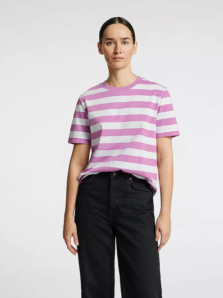 SELECTED FEMME | T-Shirt SLFESSENTIAL  | rosa